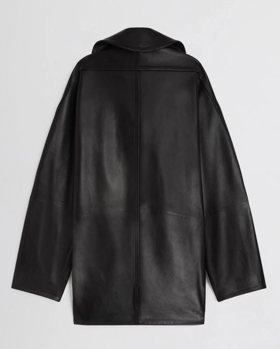 26SS 피비 파일로 가죽 자켓 DV129LE3367 900BK Black - PHOEBE PHILO