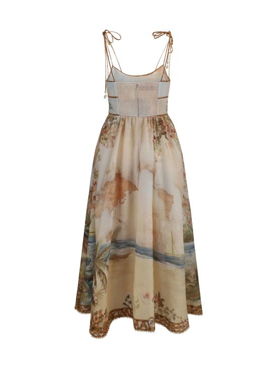 26FW 짐머만 미디 원피스 7895DSS263 ISMB BEIGE - ZIMMERMANN