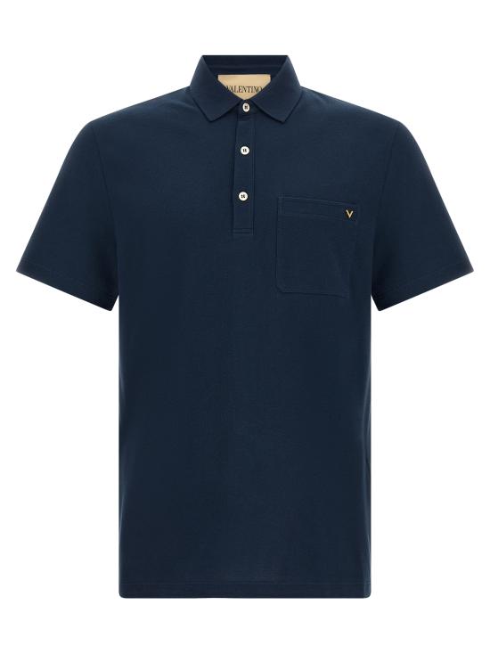 26FW 발렌티노 가라바니 폴로 티셔츠 V3MH04VBMDD51 Blue