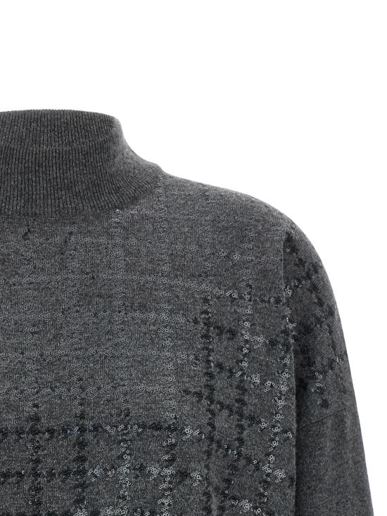 26FW 브루넬로 쿠치넬리 터틀넥 M12246004PC079 Gray - BRUNELLO CUCINELLI