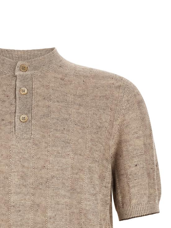 26SS 브루넬로 쿠치넬리 세라피노 티셔츠 M2L707801CAY04 Beige - BRUNELLO CUCINELLI