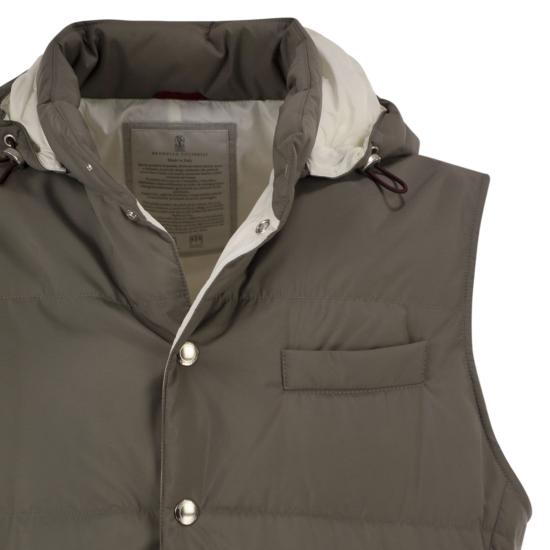 26FW 브루넬로 쿠치넬리 패딩 조끼 MV4081628 TURTLEDOVE - BRUNELLO CUCINELLI