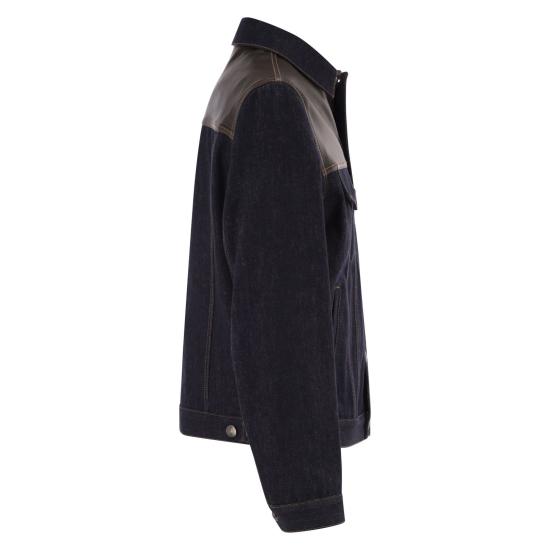 26FW 브루넬로 쿠치넬리 자켓 M233P6026 BLUE BROWN - BRUNELLO CUCINELLI