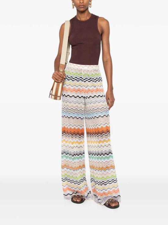 26SS 미소니 팔라초 팬츠 MC23SI02BR015E MULTICOLOR SMSNP - MISSONI