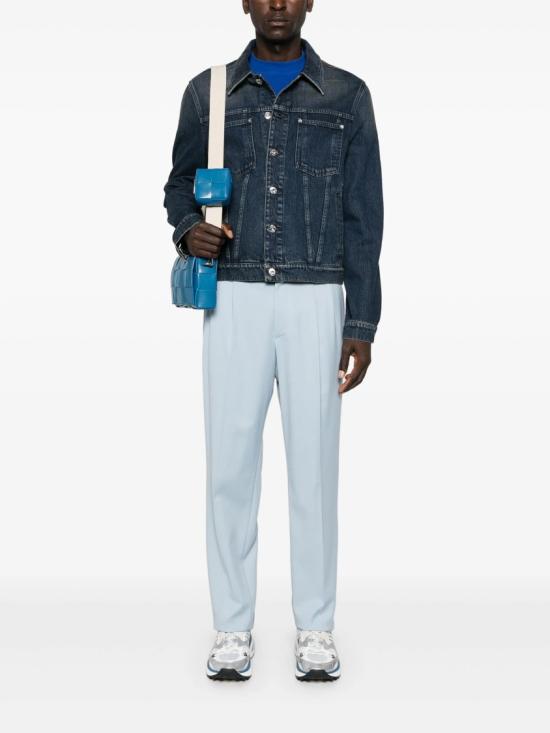  랑방 데님 자켓 RM JA0003 D084 A24 Blue - LANVIN