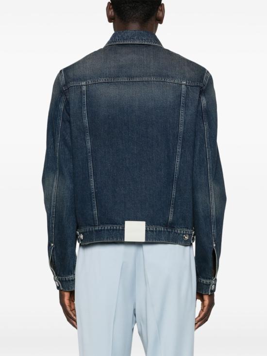  랑방 데님 자켓 RM JA0003 D084 A24 Blue - LANVIN