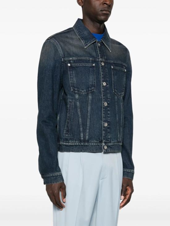  랑방 데님 자켓 RM JA0003 D084 A24 Blue - LANVIN