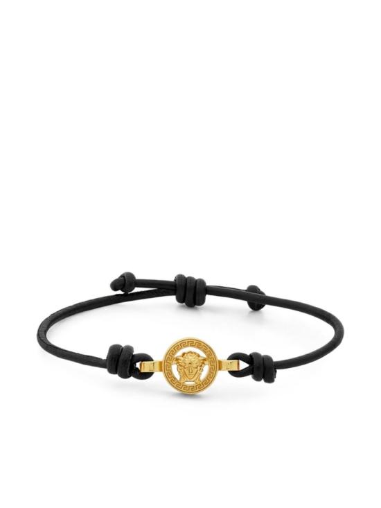 26SS 베르사체 메두사 '95 레더 브레이슬릿 1019668 1A00637 1B00V Black