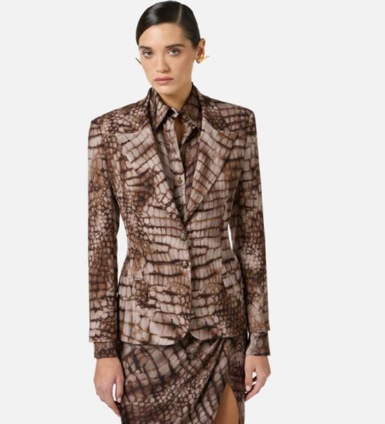 26SS 엘리자베타프랜치 자켓 GI20761E2 644 Brown - ELISABETTA FRANCHI