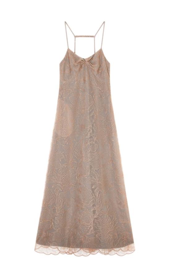 26SS 엠포리오 아르마니 미디 원피스 EW004316 TE20132 M3016 Neutrals