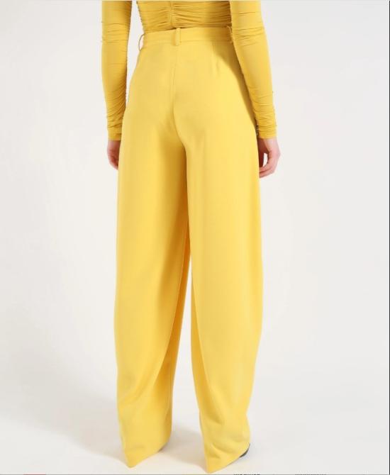 26SS 엘리자베타프랜치 수트 팬츠 PA17861E2 EV4 Yellow - ELISABETTA FRANCHI