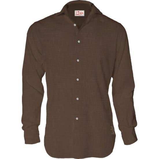 26SS 세인트바쓰 긴팔 셔츠 PAMP001 TEX0001 18H Brown