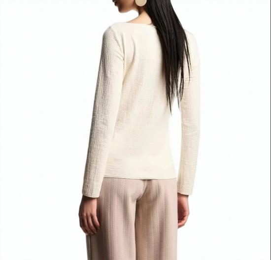 26SS 엠포리오 아르마니 스웨터 EW003582 AF21210 U1081 Neutrals - EMPORIO ARMANI