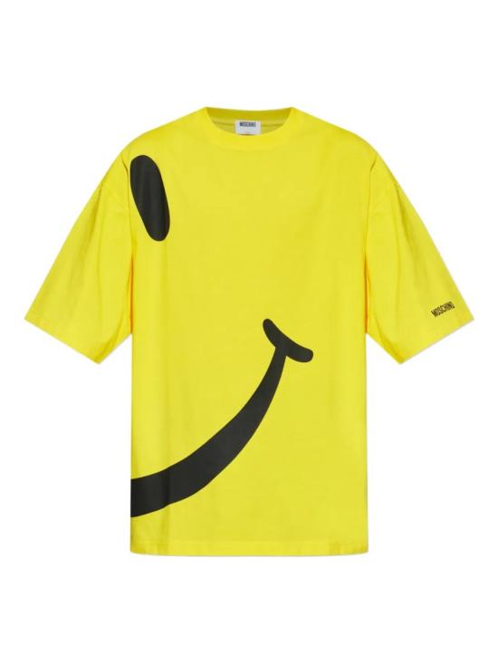 26SS 모스키노 반팔 티셔츠 A07080241 Yellow