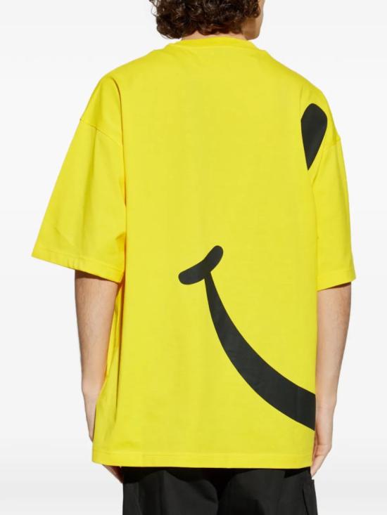 26SS 모스키노 반팔 티셔츠 A07080241 Yellow - MOSCHINO