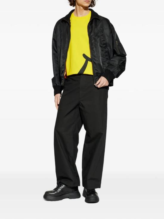 26SS 모스키노 반팔 티셔츠 A07080241 Yellow - MOSCHINO