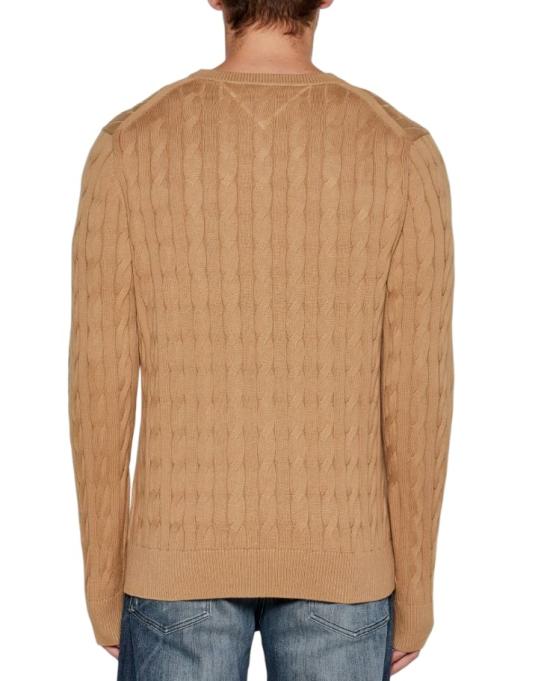  타미힐피거 스웨터 MW0MW33132HH9 HH9 Brown - TOMMY HILFIGER