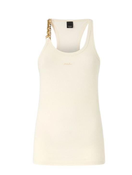 26SS 핑코 민소매 티셔츠 106633 A32C C03 Neutrals