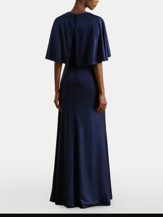 26SS 폴로 랄프로렌 롱 원피스 PHINYA SHORT SLEEVE GOWN NAVY Blue - POLO RALPH LAUREN