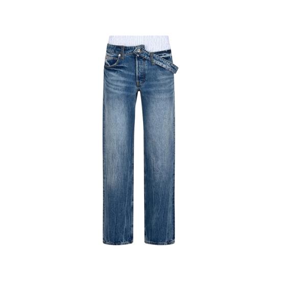 26FW 알렉산더 왕 데님 팬츠 4DC3264123 400C BLUE