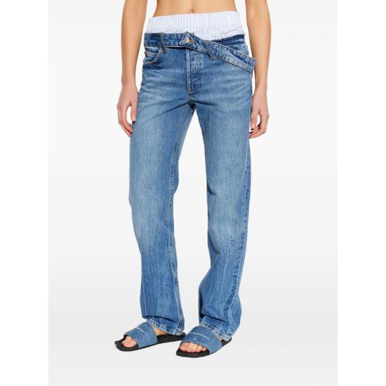 26FW 알렉산더 왕 데님 팬츠 4DC3264123 400C BLUE - ALEXANDER WANG