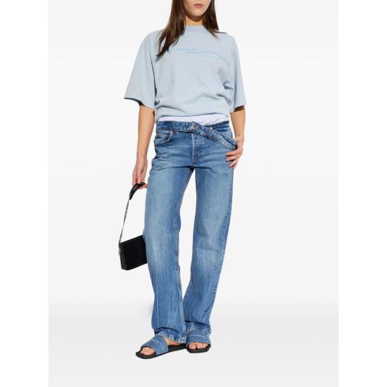26FW 알렉산더 왕 데님 팬츠 4DC3264123 400C BLUE - ALEXANDER WANG