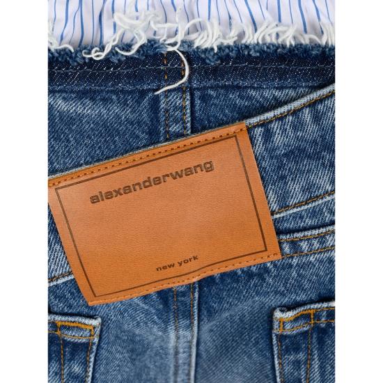 26FW 알렉산더 왕 데님 팬츠 4DC3264123 400C BLUE - ALEXANDER WANG
