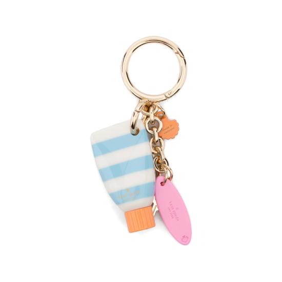 26FW 케이트 스페이드 키링 KP068 MULTI WHITE BLUE - KATE SPADE