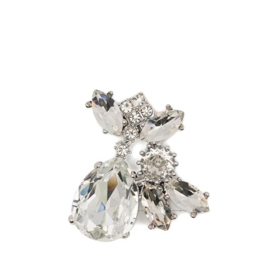 26FW 셀프 포트레이트 이어링 PF26 642E SL SILVE SILVER WHITE