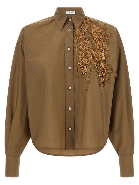 26SS 브루넬로 쿠치넬리 블라우스 M0F79RJ916C9266 Beige