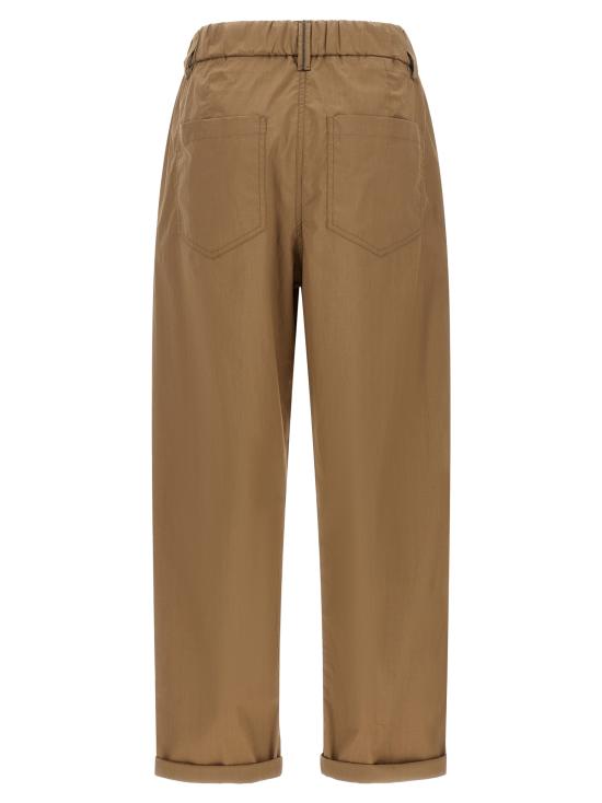 26SS 브루넬로 쿠치넬리 코튼 팬츠 M0H93P8907C9266 Beige - BRUNELLO CUCINELLI