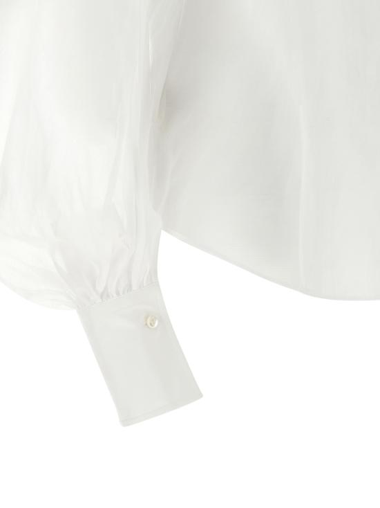 26SS 브루넬로 쿠치넬리 블라우스 M0F91NL706C100 White - BRUNELLO CUCINELLI