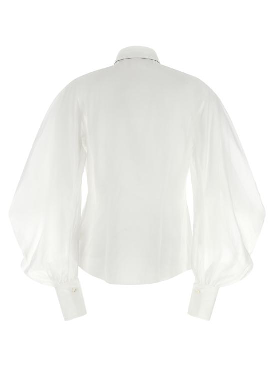 26SS 브루넬로 쿠치넬리 블라우스 M0F91NL706C100 White - BRUNELLO CUCINELLI