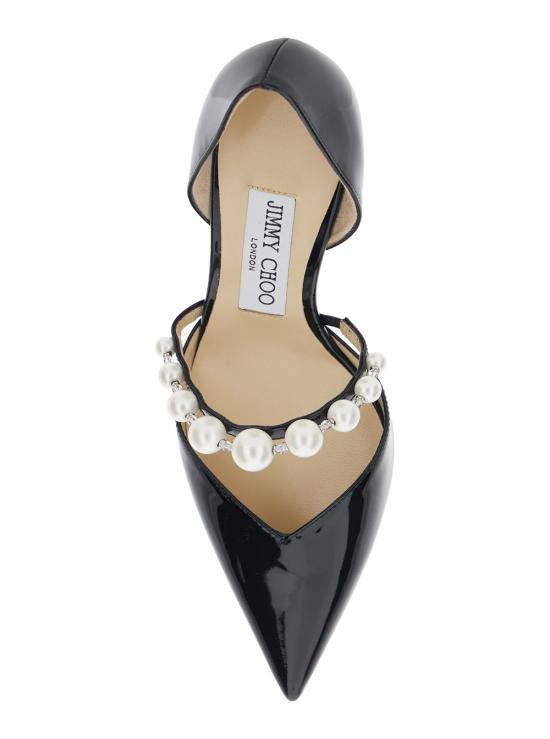 26FW 지미추 힐/펌프스 AURELIE65XKMBLACKWHITE - JIMMY CHOO