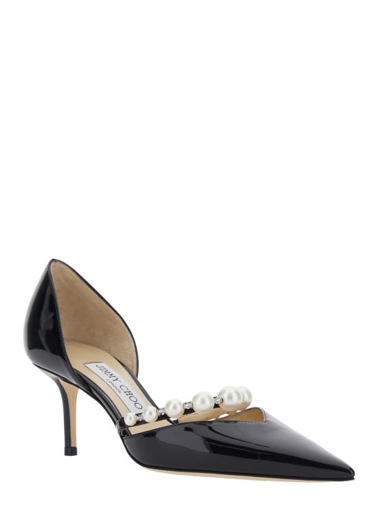 26FW 지미추 힐/펌프스 AURELIE65XKMBLACKWHITE - JIMMY CHOO