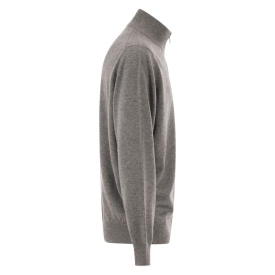  브루넬로 쿠치넬리 캐시미어 집업 니트 M2200124 GREY - BRUNELLO CUCINELLI