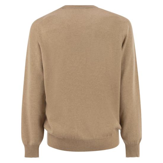 26SS 브루넬로 쿠치넬리 캐시미어 니트 M2200100 CAMEL - BRUNELLO CUCINELLI