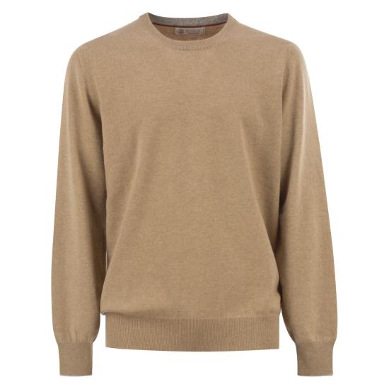 26SS 브루넬로 쿠치넬리 캐시미어 니트 M2200100 CAMEL