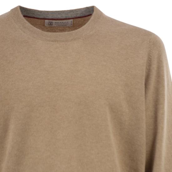26SS 브루넬로 쿠치넬리 캐시미어 니트 M2200100 CAMEL - BRUNELLO CUCINELLI