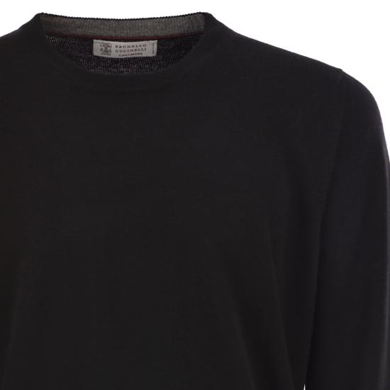 26SS 브루넬로 쿠치넬리 캐시미어 니트 M2200100 BLACK - BRUNELLO CUCINELLI