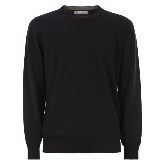 26SS 브루넬로 쿠치넬리 캐시미어 니트 M2200100 BLACK