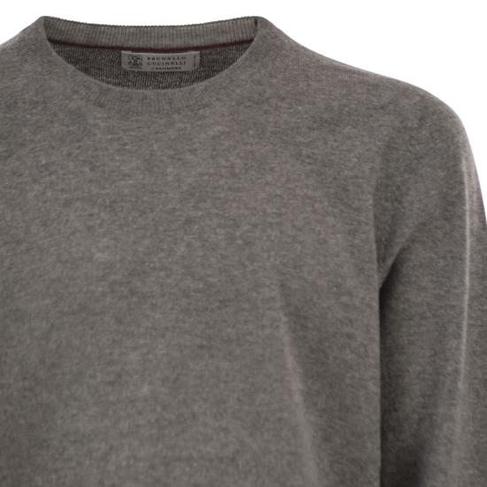 26SS 브루넬로 쿠치넬리 캐시미어 니트 M2200100 GREY - BRUNELLO CUCINELLI