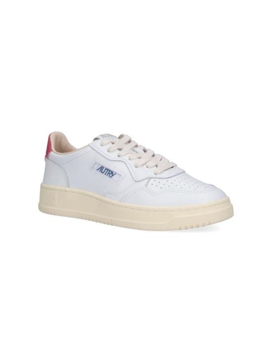 26FW 오트리 메달리스트 로우 레더 스니커즈 AULW BJ01 White - AUTRY