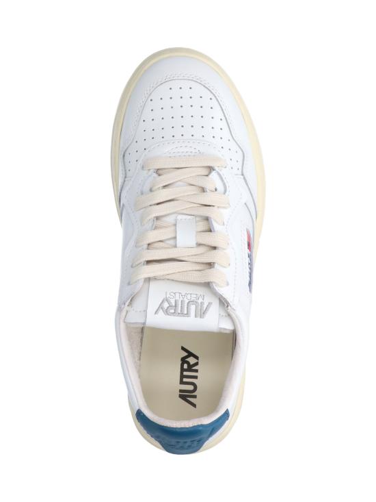 26FW 오트리 메달리스트 로우 레더 스니커즈 AULW LL29 White - AUTRY