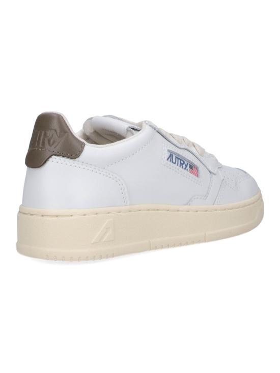 26FW 오트리 메달리스트 로우 레더 스니커즈 AULW LL28 White - AUTRY