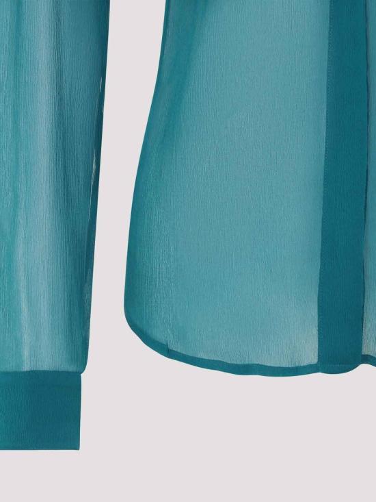 26SS 드리스 반 노튼 블라우스 26101076233765E15 Green - DRIES VAN NOTEN