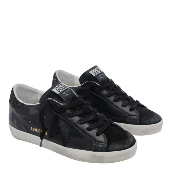 26FW 골든구스 SUPER STAR 슈퍼 스타 클래식 스니커즈 GWF00101 F00346390100 Black - GOLDEN GOOSE