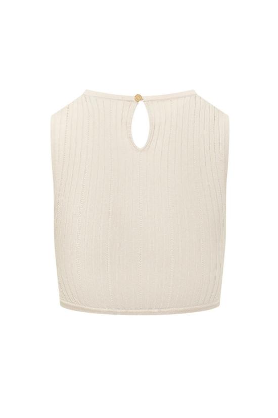 26SS 엘리자베타프랜치 민소매 티셔츠 TK76S61E2193 White - ELISABETTA FRANCHI