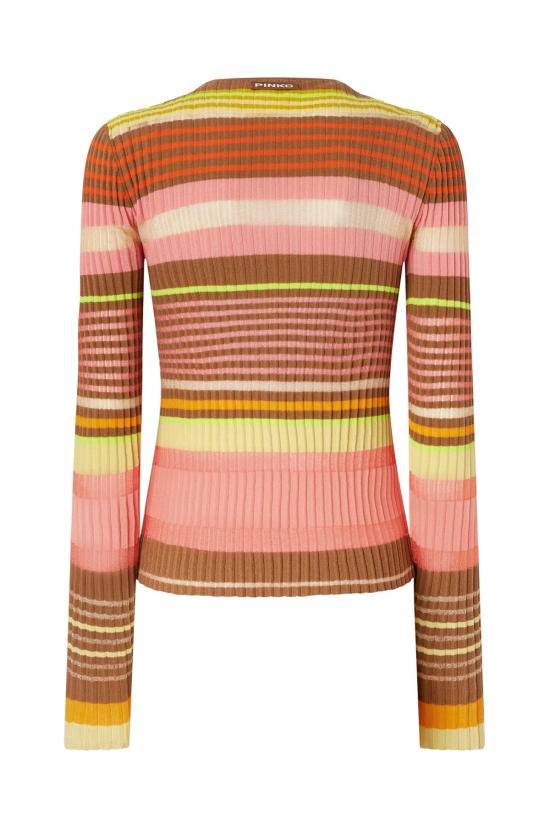  핑코 가디건 104637 A2E8 RAINBOW Multicolor - PINKO