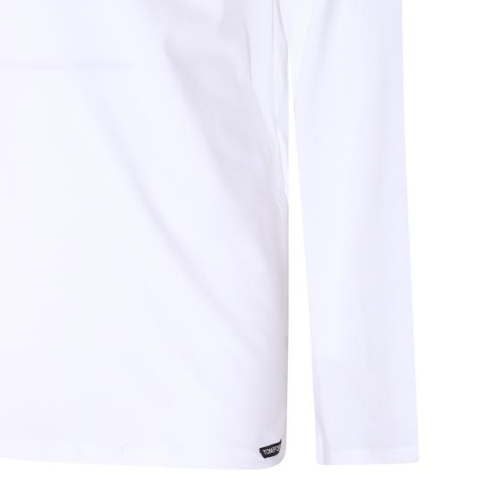 26FW 톰포드 긴팔 티셔츠 T4M14 1410100 WHITE - TOMFORD